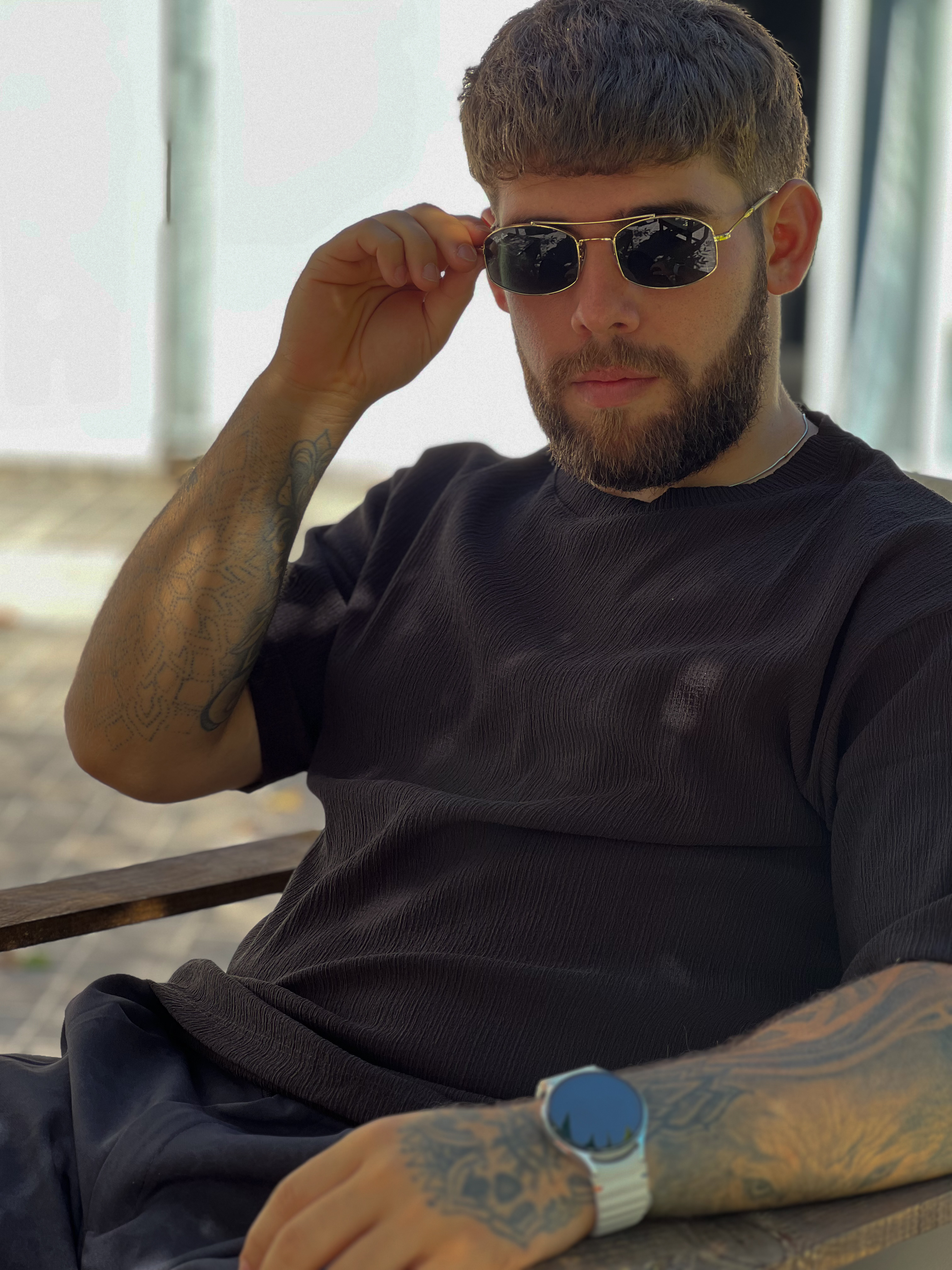 Remera Rustica Negra